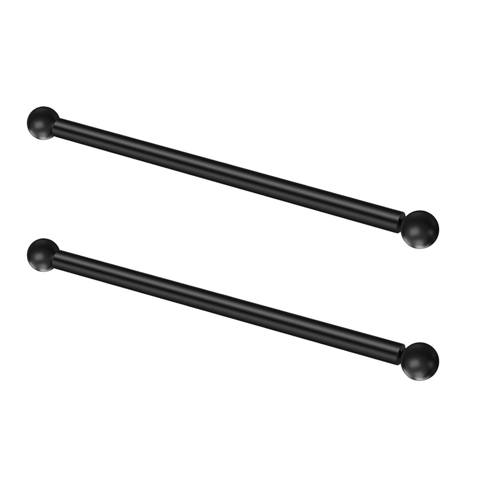 Outdoor Lighting Black - 2 Peças de Suporte Transversal para