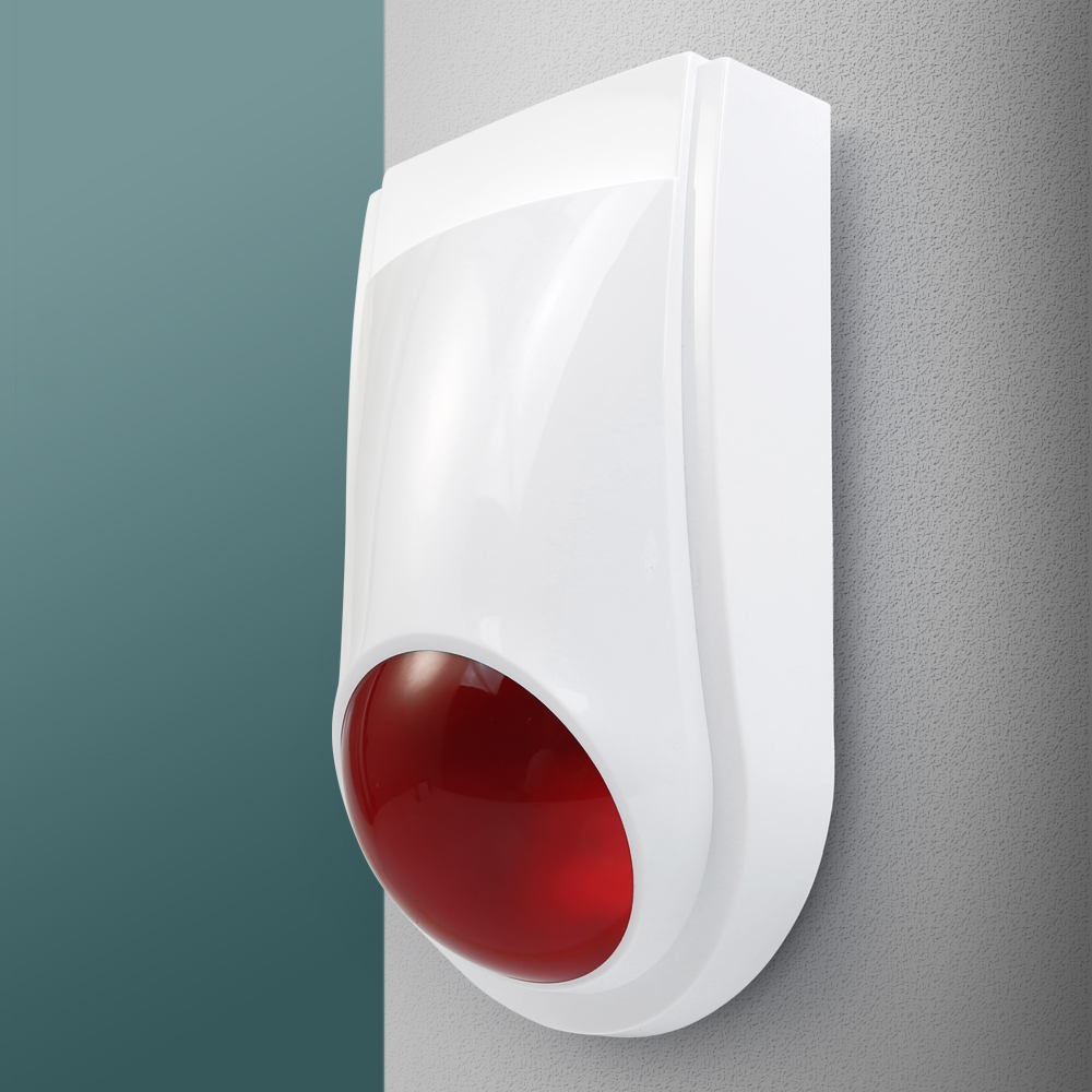 Outdoor Lighting Wireless - Sirene de flash sem fio E6,