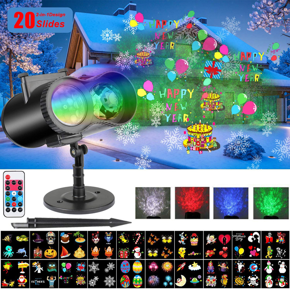 Projetor de luz LED para Natal - Outdoor Lighting Uk avaliação e preço