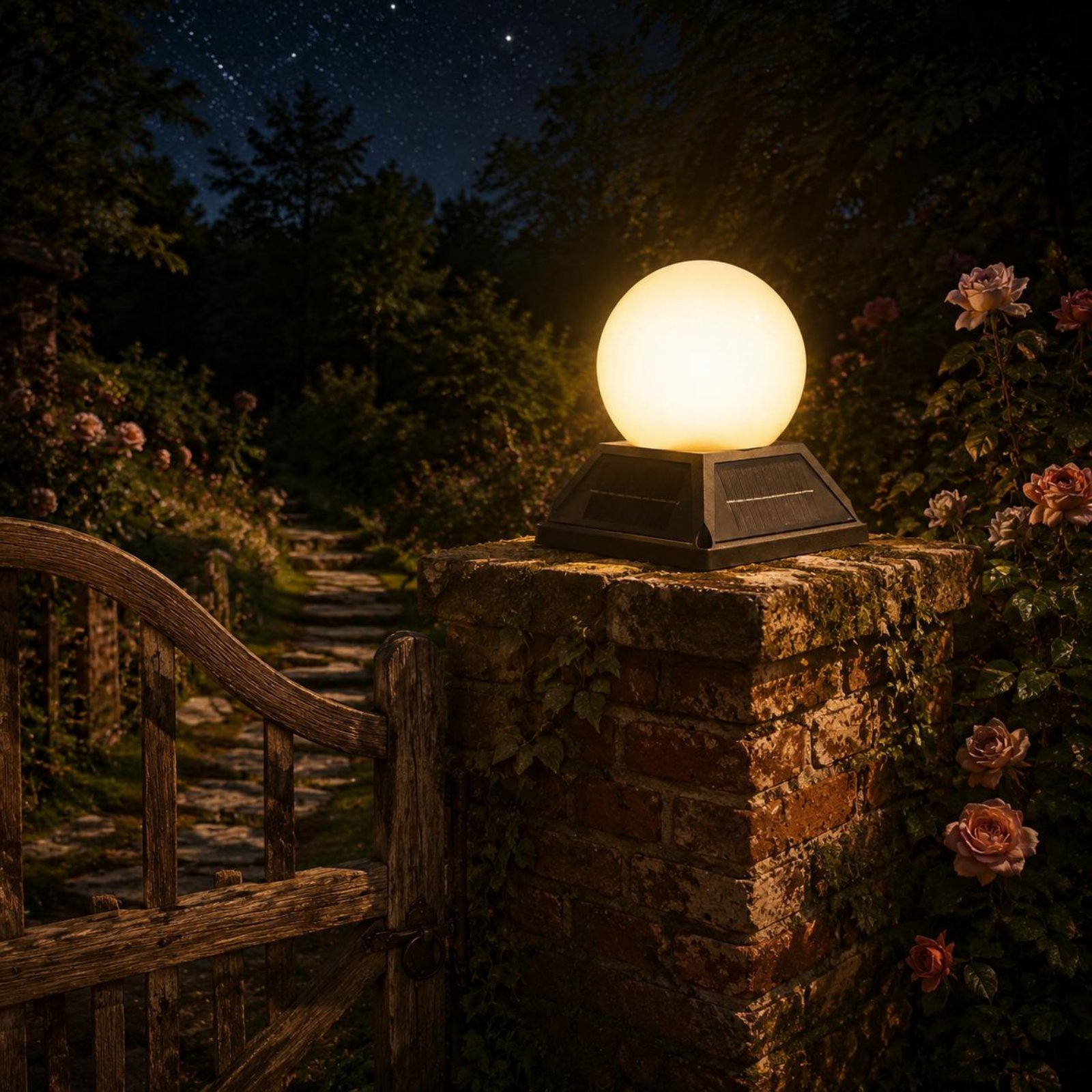 Luz Solar para Poste com Contr - Outdoor Lighting Wireless avaliação e preço