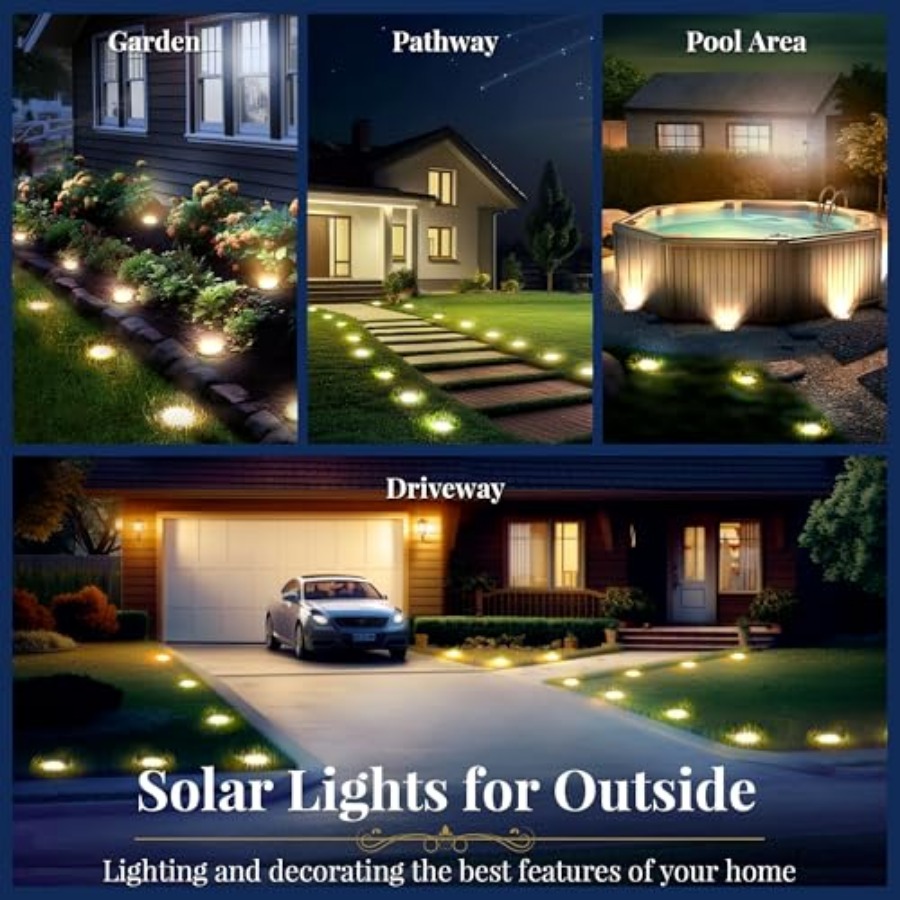 Luzes Solares de Solo, Luzes S - Outdoor Lighting Waterproof avaliação e preço
