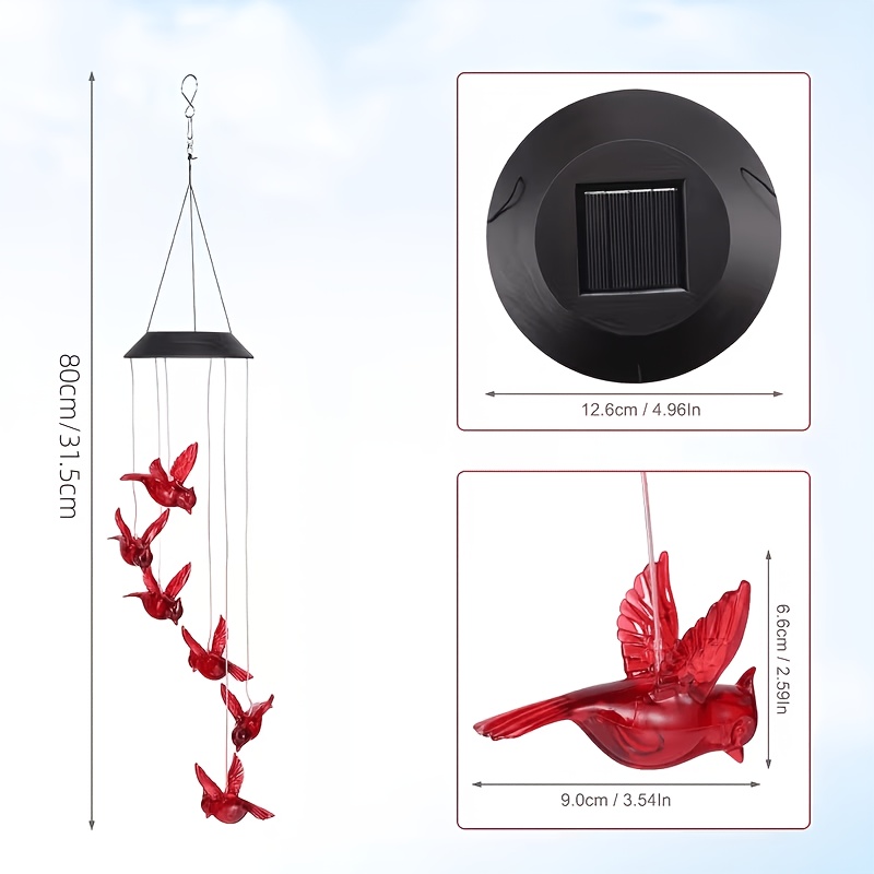 Luzes de Sino de Vento com Pás - Outdoor Lighting Waterproof avaliação e preço